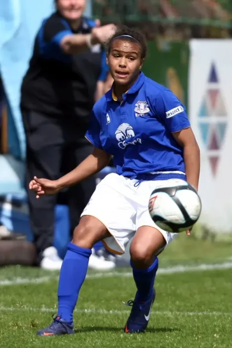Framed Print : FA WSL Showdown at Arriva Stadium: Nikita Parris in Action - Everton Ladies vs. Lincoln Ladies (May 2012) Framed Print : FA WSL Showdown at Arriva Stadium: Nikita Parris in Action - Everton Ladies vs. Lincoln Ladies (May 2012)