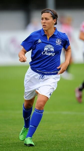 FA WSL Showdown: Fara Williams in Action for Everton Ladies vs. Lincoln Ladies (7 August 2011)