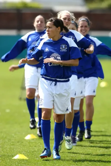 Framed Print : FA WSL Showdown at Goodison Park: Everton Ladies vs. Lincoln Ladies - Fara Williams Leadership Framed Print : FA WSL Showdown at Goodison Park: Everton Ladies vs. Lincoln Ladies - Fara Williams Leadership