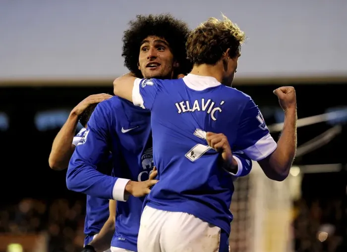 Framed Print : Fellaini and Jelavic's Dramatic Comeback: Everton's Unforgettable 3-2 Fightback at Craven Cottage (11-03-2012) Framed Print : Fellaini and Jelavic's Dramatic Comeback: Everton's Unforgettable 3-2 Fightback at Craven Cottage (11-03-2012)