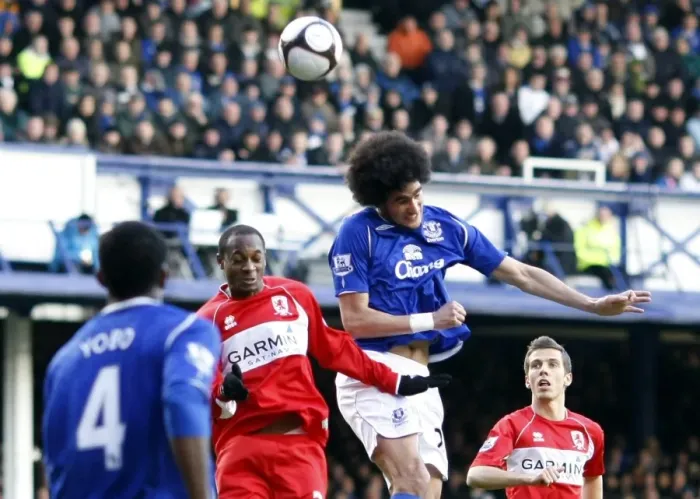 Framed Print : Fellaini vs Hoyte: Everton vs Middlesbrough FA Cup Quarterfinal Showdown Framed Print : Fellaini vs Hoyte: Everton vs Middlesbrough FA Cup Quarterfinal Showdown