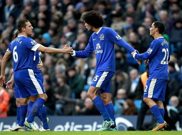 Fellaini's Stunner: Everton's Equalizer in Dramatic 1-1 Draw at Manchester City (Dec 1, 2012)