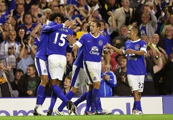 Fellaini's Stunner: Everton's Historic 1-0 Win Over Manchester United (20-08-2012)