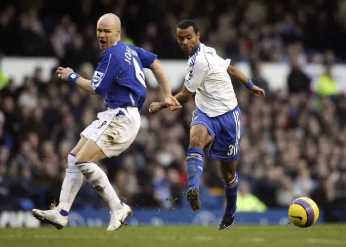 Framed Print : Football - Everton v Chelsea FA Barclays Premiership - Goodison Park - 17 / 12 / 06 Chelseas Ashley Col Framed Print : Football - Everton v Chelsea FA Barclays Premiership - Goodison Park - 17 / 12 / 06 Chelseas Ashley Col