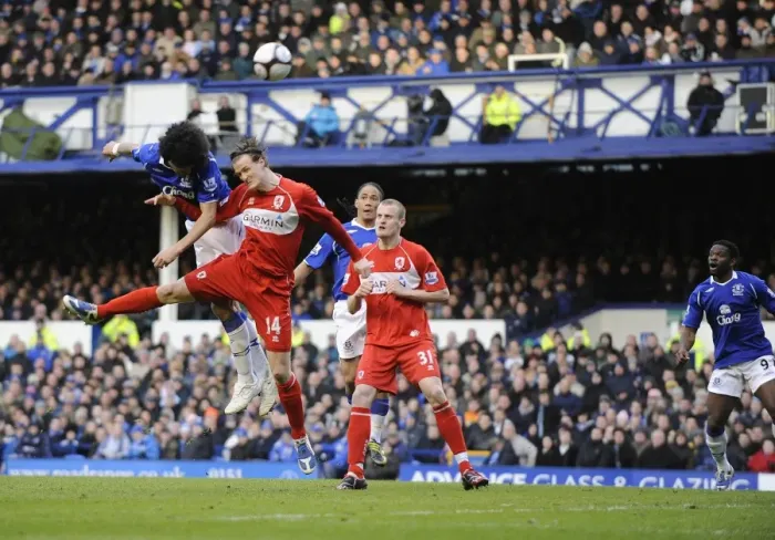 Framed Print : Football - Everton v Middlesbrough FA Cup Quarter Final
