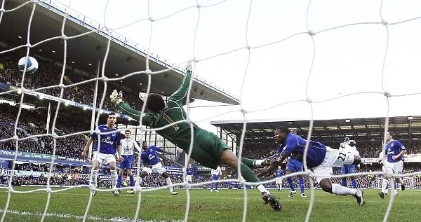 Football - Everton v Portsmouth Barclays Premier League - Goodison Park - 2  /  3  /  08 Yakubu