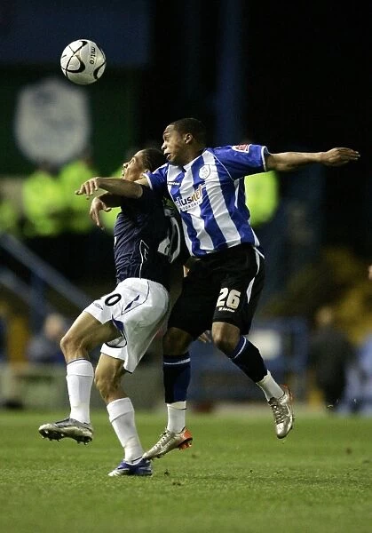 Football - Sheffield Wednesday v Everton Carling Cup Third Round - Hillsborough - 26  /  9  /  07 Evertons Steven Pienaar (L) and Sheffield Wednesdays Wade Small in action Mandatory Credit: Action Images  /  Ryan