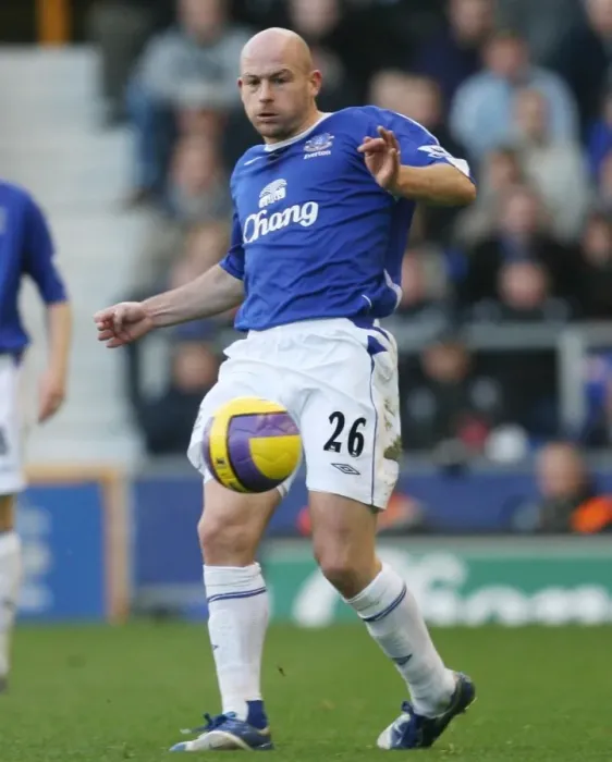 Framed Print : Football - Stock - 06  /  07 - 18  /  11  /  06 Lee Carsley - Everton Mandatory Credit