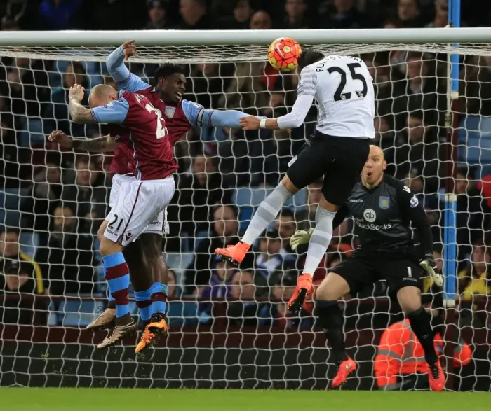 Framed Print : Funes Mori Scores First: Everton's Thrilling Goal at Villa Park Framed Print : Funes Mori Scores First: Everton's Thrilling Goal at Villa Park