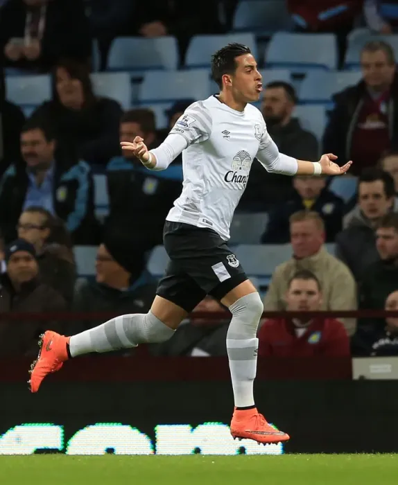 Framed Print : Funes Mori Strikes First: Everton's Victory at Villa Park in Premier League Framed Print : Funes Mori Strikes First: Everton's Victory at Villa Park in Premier League