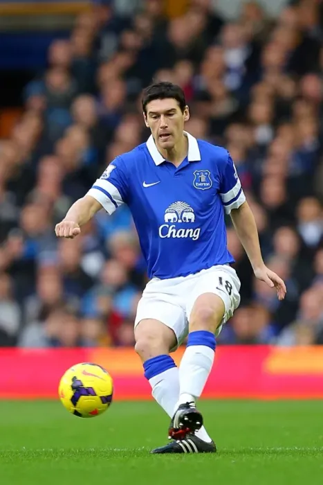 Framed Print : Gareth Barry's Stellar Performance: Everton's 4-0 Thrashing of Stoke City (November 30, 2013)