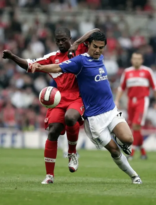 Framed Print : George Boateng vs. Tim Cahill: A Fierce Rivalry Unfolds at The Riverside Stadium Framed Print : George Boateng vs. Tim Cahill: A Fierce Rivalry Unfolds at The Riverside Stadium