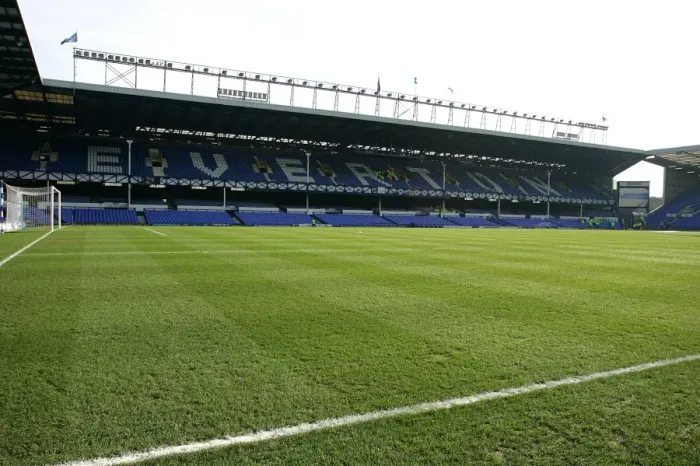 Framed Print : Grand View of Goodison Park: Everton Football Club's Iconic Home