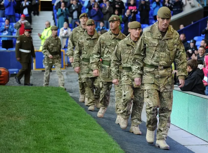 Framed Print : Honoring Servicemen: Everton Football Club's Goodison Park Pre-Match Ceremony (Everton vs. Arsenal, BPL 2010) Framed Print : Honoring Servicemen: Everton Football Club's Goodison Park Pre-Match Ceremony (Everton vs. Arsenal, BPL 2010)