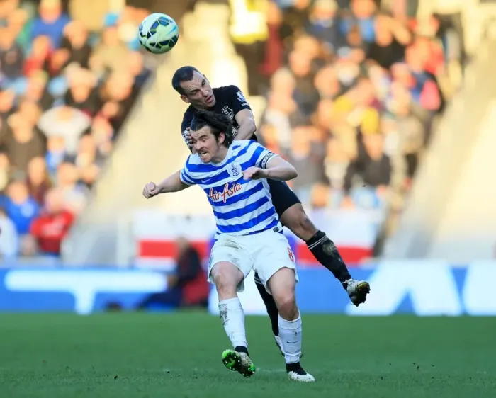 Framed Print : Intense Rivalry on the Field: Osman vs. Barton - Everton vs. Queens Park Rangers Framed Print : Intense Rivalry on the Field: Osman vs. Barton - Everton vs. Queens Park Rangers