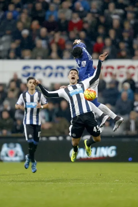 Framed Print : Intense Rivalry: Funes Mori vs. Mitrovic - Battle for the Ball in Newcastle v Everton Premier League Clash Framed Print : Intense Rivalry: Funes Mori vs. Mitrovic - Battle for the Ball in Newcastle v Everton Premier League Clash