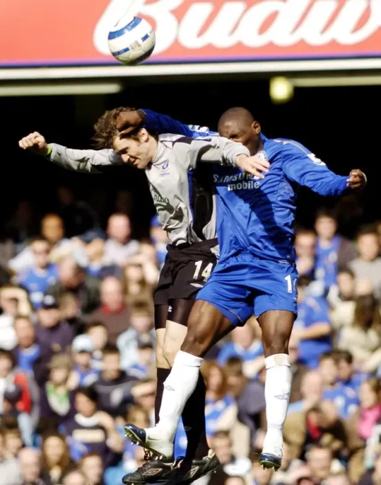 Framed Print : Intense Rivalry: Kilbane vs Geremi - A Football Showdown Framed Print : Intense Rivalry: Kilbane vs Geremi - A Football Showdown