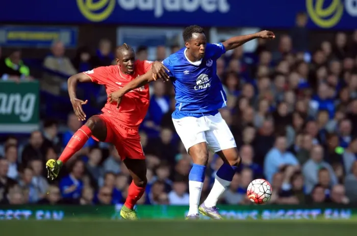 Framed Print : Intense Rivalry: Lukaku vs Sakho Battle at Goodison Park Framed Print : Intense Rivalry: Lukaku vs Sakho Battle at Goodison Park