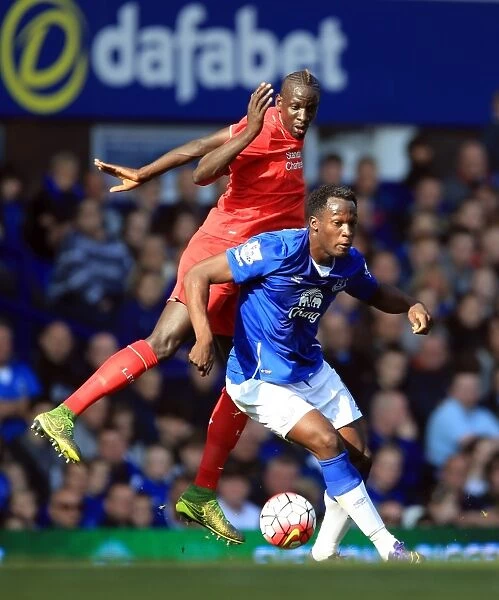 Intense Rivalry: Lukaku vs. Sakho - Everton vs. Liverpool: A Battle for Supremacy at Goodison Park