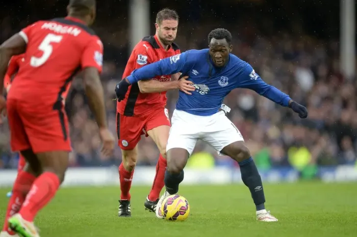 Framed Print : Intense Rivalry: Lukaku vs. Upson - A Football Battle at Goodison Park Framed Print : Intense Rivalry: Lukaku vs. Upson - A Football Battle at Goodison Park