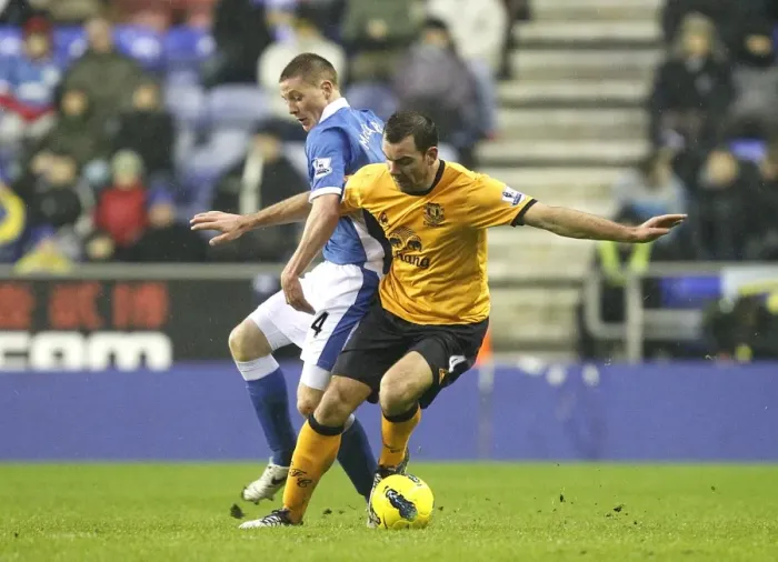 Framed Print : Intense Rivalry: McCarthy vs. Gibson's Battle for Ball at Wigan Athletic's DW Stadium (Everton vs. Wigan Athletic, BPL 2012) Framed Print : Intense Rivalry: McCarthy vs. Gibson's Battle for Ball at Wigan Athletic's DW Stadium (Everton vs. Wigan Athletic, BPL 2012)