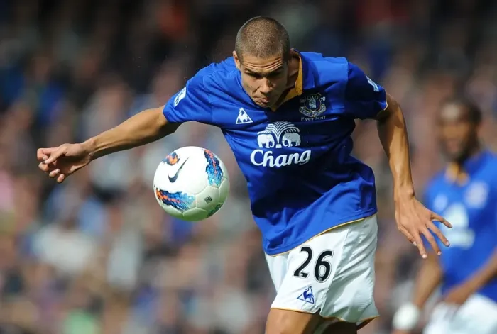 Framed Print : Jack Rodwell in Action: Everton vs Wigan Athletic, Barclays Premier League (September 17, 2011), Goodison Park Framed Print : Jack Rodwell in Action: Everton vs Wigan Athletic, Barclays Premier League (September 17, 2011), Goodison Park