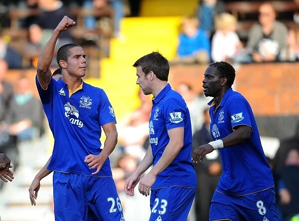 Jack Rodwell's Third Goal: Everton's Triumph Over Fulham in Barclays Premier League (October 23, 2011)