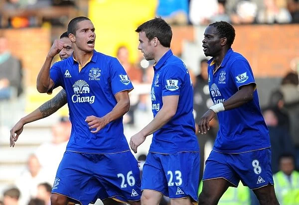 Jack Rodwell's Third Goal: Everton's Victory Against Fulham in Barclays Premier League (23 October 2011)