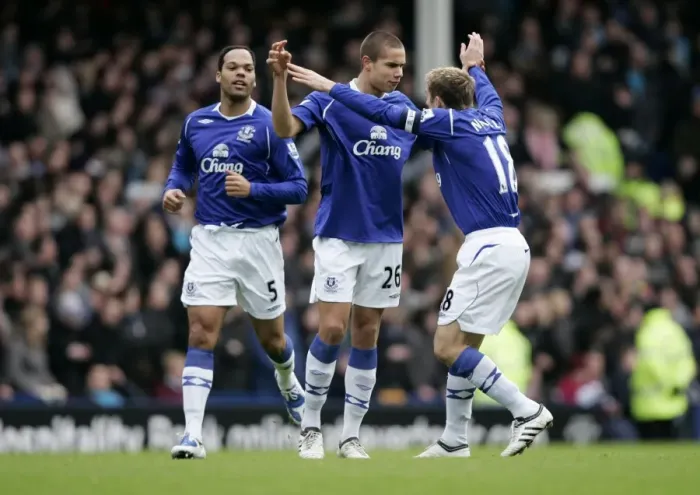 Framed Print : Jack Rodwell's Historic First Goal: Everton vs. Aston Villa, FA Cup Fifth Round, 2009