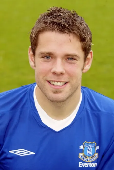 Framed Print : James Beattie: Everton Football Club's Determined Striker Framed Print : James Beattie: Everton Football Club's Determined Striker