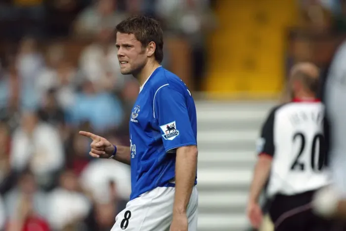 Framed Print : James Beattie: Everton's Determined Striker Framed Print : James Beattie: Everton's Determined Striker