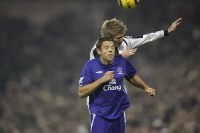Framed Print : James Beattie: Everton's Fighter for the Ball Framed Print : James Beattie: Everton's Fighter for the Ball