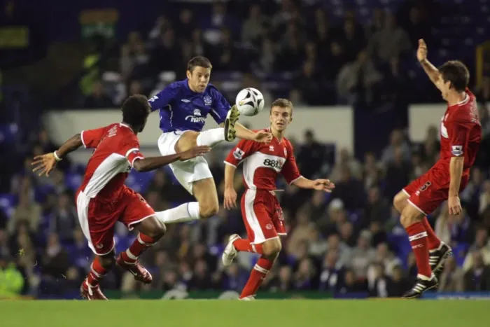 Framed Print : James Beattie: Seizing the Ball Amidst Defenders Framed Print : James Beattie: Seizing the Ball Amidst Defenders