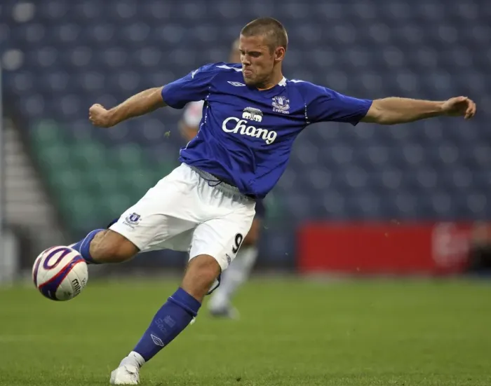 Framed Print : James Beattie's Return to Preston: Everton vs. Preston North End, 2007 Pre-Season Friendly Framed Print : James Beattie's Return to Preston: Everton vs. Preston North End, 2007 Pre-Season Friendly
