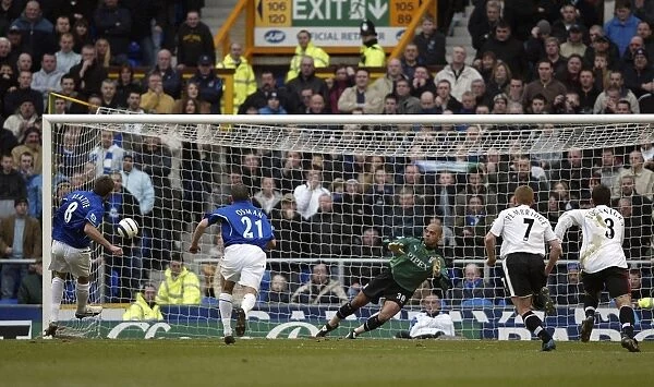 James Beattie's Thunderous Penalty Goal for Everton