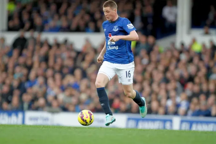 Framed Print : James McCarthy in Action: Everton vs Swansea City, Barclays Premier League at Goodison Park Framed Print : James McCarthy in Action: Everton vs Swansea City, Barclays Premier League at Goodison Park