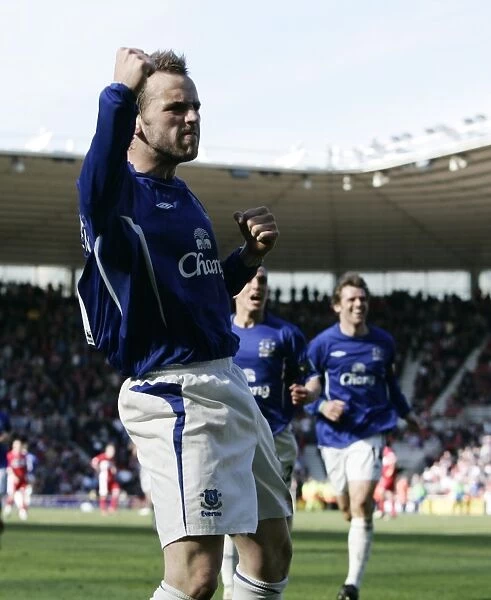 James McFadden's Debut Goal: Everton's Triumph at Middlesbrough, FA Barclays Premiership 05 / 06