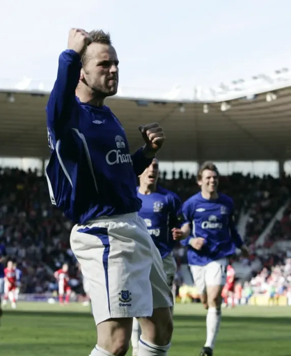 Framed Print : James McFadden's Debut Goal: Everton's Triumph at Middlesbrough, FA Barclays Premiership 05 / 06 Framed Print : James McFadden's Debut Goal: Everton's Triumph at Middlesbrough, FA Barclays Premiership 05 / 06