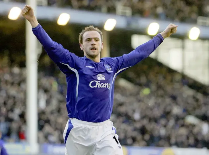 Framed Print : James McFadden's Thrilling Debut: The Unforgettable Goal that Kicked Off Everton's Victory Framed Print : James McFadden's Thrilling Debut: The Unforgettable Goal that Kicked Off Everton's Victory