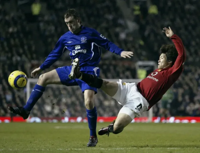 Framed Print : James McFadden's Unyielding Control: Holding His Ground Against Ji Sung Park's Challenges Framed Print : James McFadden's Unyielding Control: Holding His Ground Against Ji Sung Park's Challenges