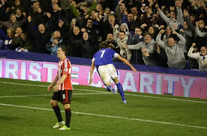 Framed Print : Jelavic Strikes Again: Everton's Second Goal vs. Sunderland (10-11-2012) Framed Print : Jelavic Strikes Again: Everton's Second Goal vs. Sunderland (10-11-2012)