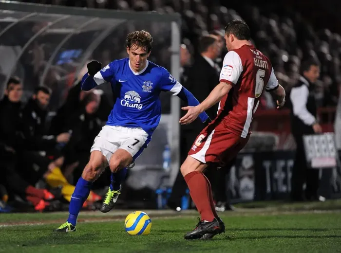Framed Print : Jelavic vs. Elliott: Everton's Dominance in FA Cup Clash Against Cheltenham Town Framed Print : Jelavic vs. Elliott: Everton's Dominance in FA Cup Clash Against Cheltenham Town