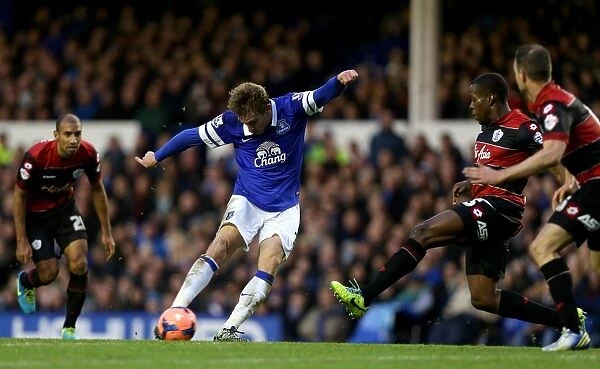 Jelavic's Brace: Everton Crushes Queens Park Rangers 4-0 in FA Cup (04-01-2014)