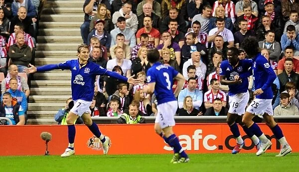Jelavic's FA Cup Stunner: Everton's First Goal vs. Sunderland (Round 6 Replay, 2012)