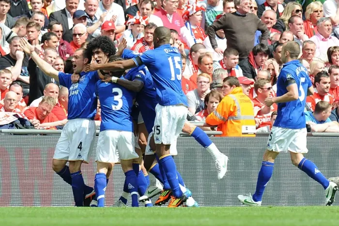 Framed Print : Jelavic's Stunner: Everton's FA Cup Semi-Final Thriller Opener vs. Liverpool at Wembley Framed Print : Jelavic's Stunner: Everton's FA Cup Semi-Final Thriller Opener vs. Liverpool at Wembley