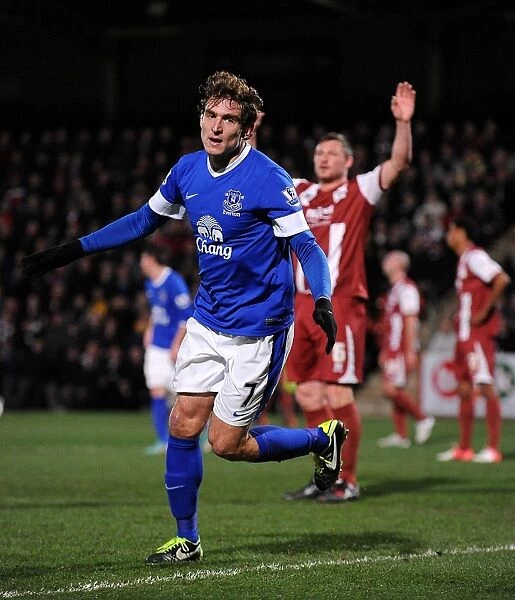 Jelavic's Thrilling Opener: Everton Crushes Cheltenham Town 5-1 in FA Cup Third Round (January 7, 2013)