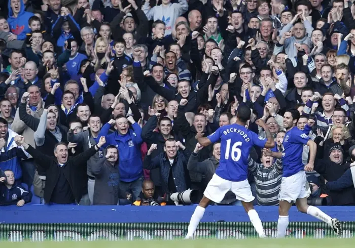 Framed Print : Jermaine Beckford's Brace: Everton's Double Strike Against Sunderland (26 February 2011, Barclays Premier League) Framed Print : Jermaine Beckford's Brace: Everton's Double Strike Against Sunderland (26 February 2011, Barclays Premier League)
