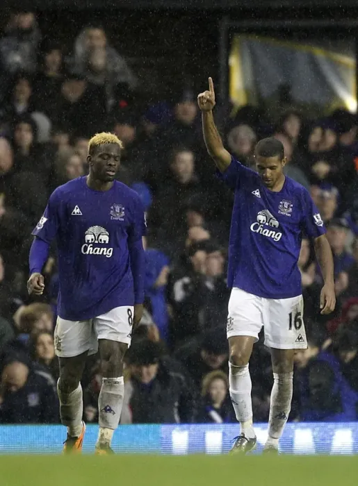 Framed Print : Jermaine Beckford's Fourth Goal: Everton's Victory Over Blackpool (05 February 2011, Goodison Park) Framed Print : Jermaine Beckford's Fourth Goal: Everton's Victory Over Blackpool (05 February 2011, Goodison Park)