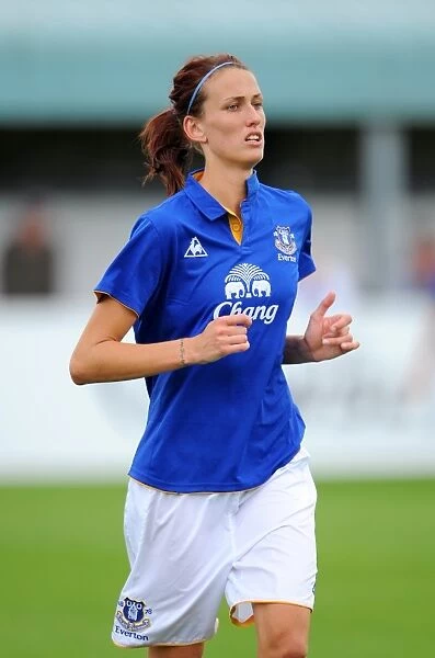 Jill Scott in Action: Everton Ladies vs. Lincoln Ladies, FA Womens Super League (2011), Goodison Park