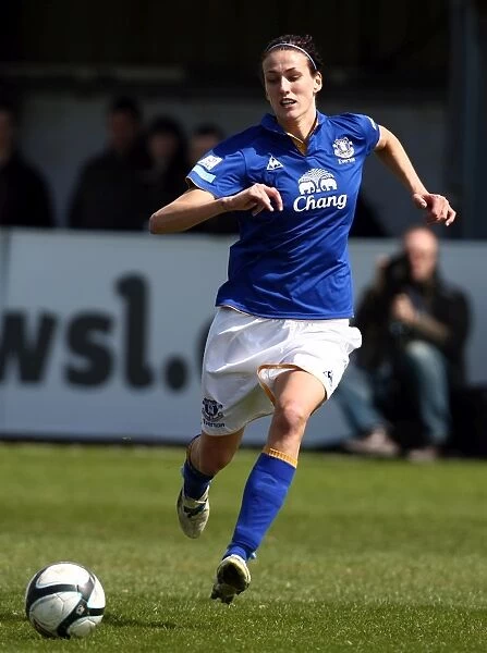 Jill Scott of Everton Ladies in Action at Goodison Park (6 May 2012): Everton Ladies vs. Lincoln Ladies, FA Womens Super League